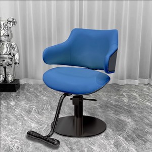 Fauteuil de Barbier Célébratoire, Chaise de Coiffure Tendance avec Accoudoirs Pivotants et Réglables, Idéal pour la Coupe, la Permanente et la Coloration en Salon - Product Image 4