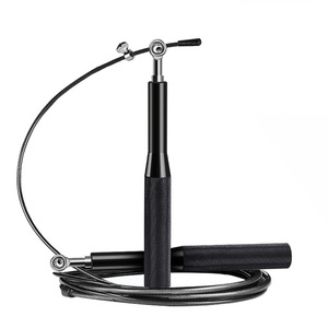Corde à sauter professionnelle avec poignée en fil d'acier de 17 mm et texture antidérapante pour l'entraînement physique et la perte de poids - Product Image 2