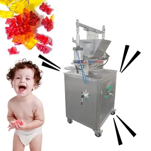 TG customized stainless steel easy operation Semi-automatic gummy candy making machines for small businesses machine