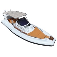 Yoolwin Nouveau Bateau à Cabine de Luxe de 11,9 m en Aluminium RIB avec Certificat CE Catégorie B