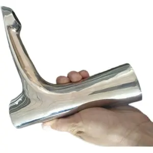 Torneira de chuveiro personalizada de aço inoxidável, aço inoxidável 304/304l/316/316l, espelhamento de precisão
