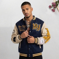 Blousons Baseball Style Hip Hop Urbain en Gros d'Usine pour Hommes et Femmes, Sweat-shirts Coupe Oversize Brodés Personnalisés