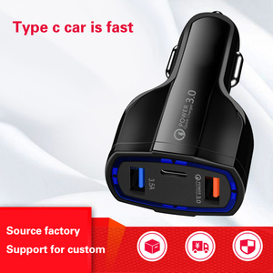 Chargeur de voiture USB portable OEM promotionnel QC3.0 à double port, charge rapide, <span class=keywords><strong>adaptateur</strong></span> de voiture USB-C avec port Type C - Product Image 5