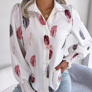 Nouveau style printemps-automne pour femme : T-shirt de base à manches longues de style occidental pour l'intérieur (<span class=keywords><strong>Tropa</strong></span> De Mujer) - Product Image 1