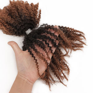 Vaste vente en gros prix d'usine cheveux afro crépus en vrac cheveux humains crochet <span class=keywords><strong>boucles</strong></span> 4c meches pour tresses africaines - Product Image 5
