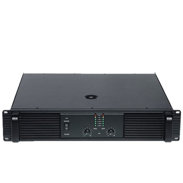 2-Channel Power Amplifier (2*800W) - Professional Audio Amplifier for Stages/Meetings/Performances