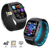 Montre connectée Health ECG GS500 4G avec pompe à air pour la pression artérielle, écran AMOLED 2,06 pouces, moniteur de fréquence cardiaque, analyse de la santé par IA