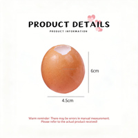 Jouet Squishy en Silicone en Forme d'Œuf de Caille, Jouet Anti-Stress à Presser, Jouet de Décompression à Usage Unique pour Enfants et Adultes