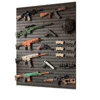 Panneau de rangement mural modulaire sans perçage, organisateur mural pour armes à jouets, pistolets blaster et accessoires de jeux de tir