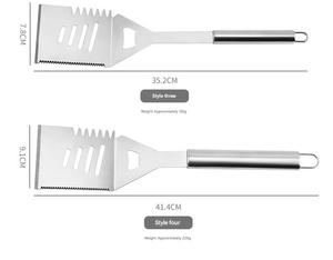 Ensemble d'outils de <span class=keywords><strong>barbecue</strong></span> en acier inoxydable pour l'extérieur, accessoires de <span class=keywords><strong>barbecue</strong></span> pour le camping et les grillades en plein air, les soirées de football et les fêtes <span class=keywords><strong>barbecue</strong></span> en extérieur - Product Image 2