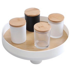 Bán Buôn Sang Trọng Nến Thủy Tinh <span class=keywords><strong>Jar</strong></span> 200Ml 430Ml Tùy Chỉnh Đa-Màu Sắc Rõ Ràng Frosted Matte Vít Cap Nắp Mới Nhất Sang Trọng Phong Cách 100Pcs - Product Image 2