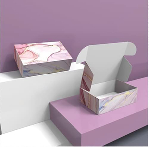 Boîte-cadeau en papier élégante fabriquée en Chine avec décoration en poudre d'or pour le cadeau de demoiselle d'honneur, les vacances, Noël - Product Image 6