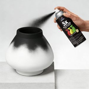 <span class=keywords><strong>Pintura</strong></span> Acrílica en Aerosol Negra <span class=keywords><strong>de</strong></span> Alto Brillo (Paquete <span class=keywords><strong>de</strong></span> 6) <span class=keywords><strong>para</strong></span> Uso en Múltiples Superficies: Metal, <span class=keywords><strong>Madera</strong></span>, Paredes, Gabinetes, Manualidades - Interior/Exterior - Product Image 2