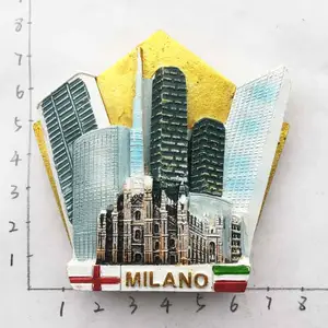 Изображение Милана, Италия, Туристический Сувенирный магнит, магнит на холодильник