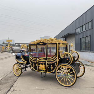 Carruaje Eléctrico Real para Caballos, Transporte Especial para Bodas, Carruaje Eléctrico Real Amplio para Caballos en Venta - Product Image 1