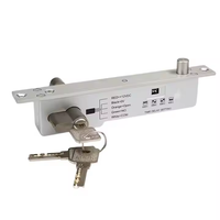 Serrure à pêne électrique Super silencieuse en alliage de Zinc DC12v/24v de haute qualité avec cylindre de clé pour le contrôle d'accès de porte d'ascenseur