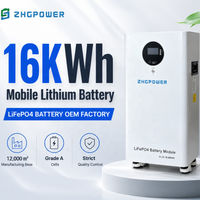Batterie au lithium personnalisée 15 kWh 16 kWh 48 V 280 Ah 300 Ah 314 Ah à décharge profonde pour système d'énergie solaire hors réseau et hybride