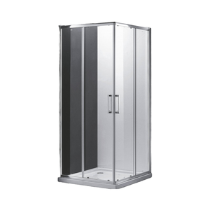 Juego <span class=keywords><strong>de</strong></span> <span class=keywords><strong>Ducha</strong></span> Esquinera Corredera <span class=keywords><strong>con</strong></span> Rodillos Dobles <span class=keywords><strong>de</strong></span> 6 mm <span class=keywords><strong>con</strong></span> Vidrio Templado (Transparente/Esmerilado) y <span class=keywords><strong>Plato</strong></span> <span class=keywords><strong>de</strong></span> <span class=keywords><strong>Ducha</strong></span> - Product Image 1