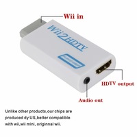 Convertisseur Wii vers HDMI 1080P, adaptateur Wii2HDMI, sortie audio vidéo 3,5 mm, sortie Full HD 1080P, mise à l'échelle des résolutions, adaptateur Wii vers HDMI
