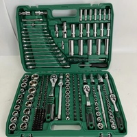 Ensemble de 216 outils de réparation automobile, clé à cliquet, clé à douille en acier, outil de bricolage, mécanicien automobile, kit d'outils pour la maison