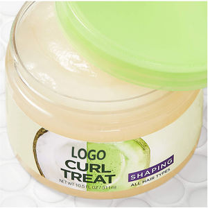 Cire pour cheveux de qualité supérieure sans parfum Tenue légère et mate/aspect naturel et beurre de karité et huile de noix de <span class=keywords><strong>coco</strong></span> Cire pour cheveux Contrô<span class=keywords><strong>le</strong></span> des bords - Product Image 4