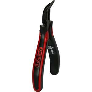 KS TOOLS - 500.7022 Pince à bec long de précision, courbe, 130mm-PINCE ET COUPE ÉLECTRONIQUES EAN 4042146151556 - Product Image 4