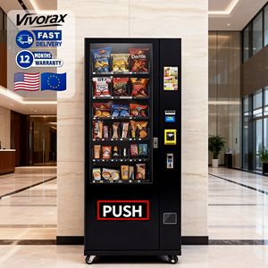 Máquina Expendedora Combinada de Alimentos y Bebidas Portátiles con Sistema de Pago con Tarjeta y Lector de Tarjetas - Product Image 1