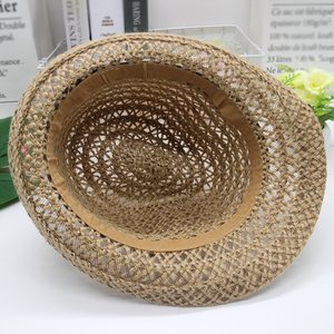 Wholesale <b>Straw</b> Fishing <b>Hat</b> Custom Logo Breathable Wide Brim Woven Fishing <b>Straw</b> <b>Hats</b> - Product Image 4