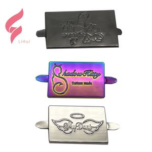 Etiquetas de Metal con Logotipo Personalizado, Libres de Níquel y Ecológicas de Lihui, Etiqueta de Metal para Cartera, Etiqueta de Metal Personalizada para Bolso - Product Image 4
