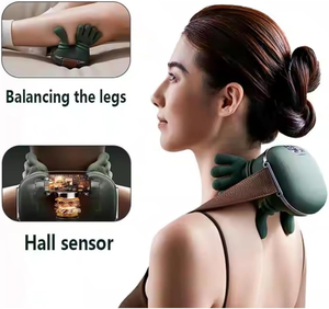 2026 Bestseller Nackenmassagegerät mit Wärmefunktion zur Schmerzlinderung Tiefengewebe Schulter- & Rückenmassagegerät Masajeador Cuello Shiatsu - Product Image 2