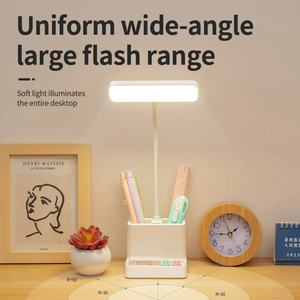 Lampe de table LED intelligente, portable, réglable et pliable avec charge sans fil, protection des yeux, lumière de lecture - Product Image 2