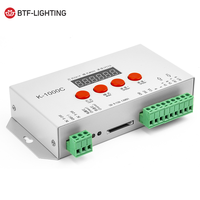 Controlador de Píxeles LED Programable RGB K-1000C de 1500 Píxeles Ws2811 Ws2812b con Tarjeta SD, Más Vendido