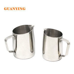 Coffee Creamer Frothing <b>Cup</b>, 400ml / 600ml Stainless Steel <b>Espresso</b> Steaming Pitcher, Milk Frothing Pitcher Jug for Latte Art - Product Image 3