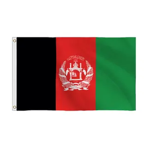 Factory Price 3x5ft Large Printed Polyester Afghan Flag Custom Size