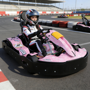 Carro de Karts TSKART ZGL-200 a Gasolina de 200cc, Resistente a Impactos, para Alquiler Comercial de Adultos/Adolescentes en Pistas Interiores y Exteriores - Product Image 1