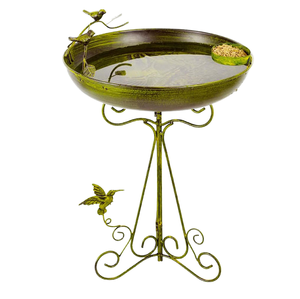 Ornement de jardin élégant et moderne en fer peint à la main avec revêtement en poudre, statue décorative pour l'extérieur, fixation au plafond, idéal pour les fêtes - Product Image 1