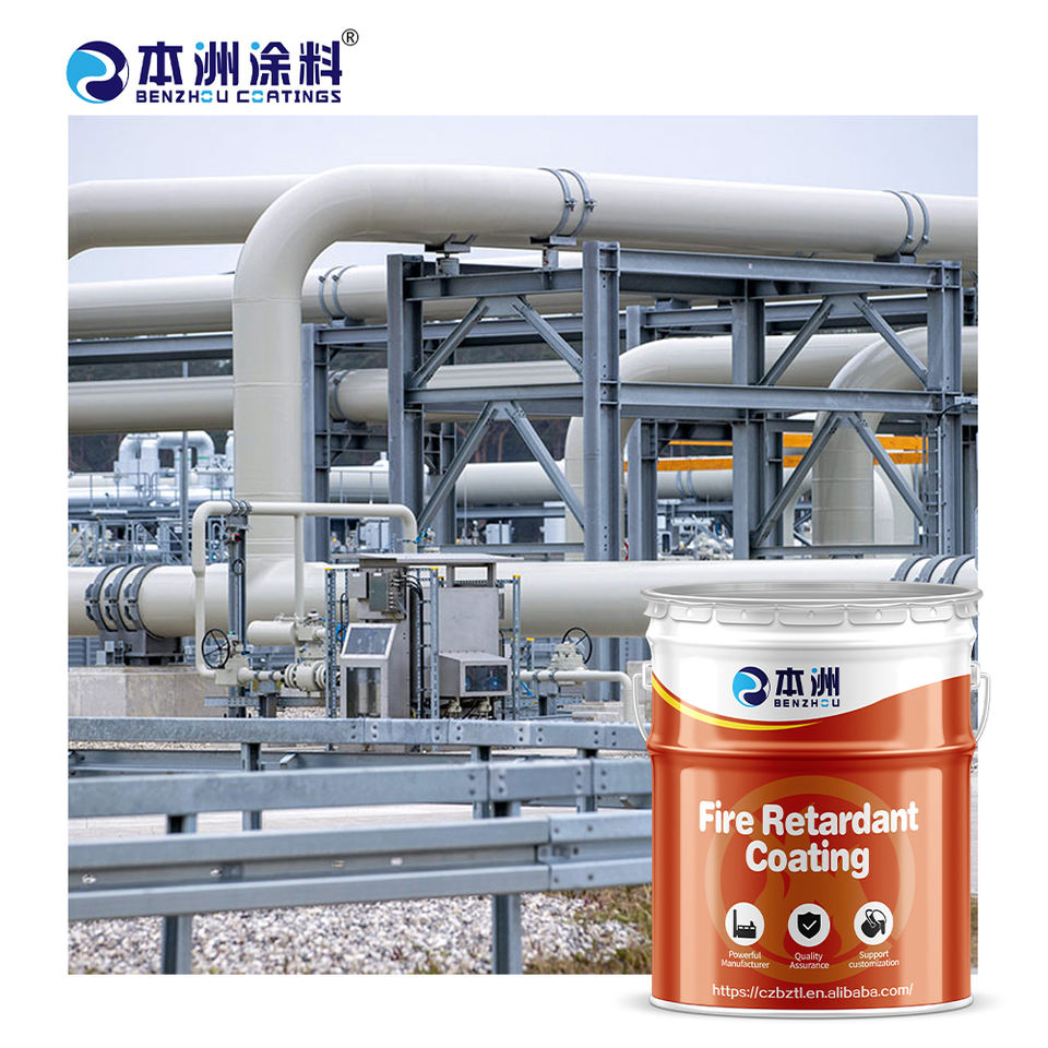 Benzhou Two Components Epoxy Liquid Fireproof Coatings for Steel ...