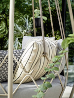 Chaise suspendue de patio en forme d'oeuf, d'extérieur, idéal pour jardin, patio, offre spéciale