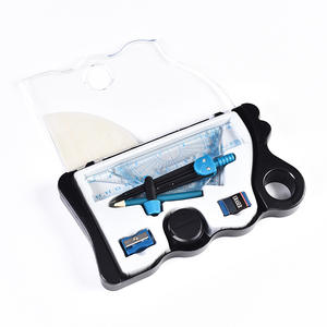 Juego de Compás de Matemáticas Multicolor de Plástico y Metal, Juego de Geometría para Dibujar, Material Escolar para Estudiantes y Niños - Product Image 2