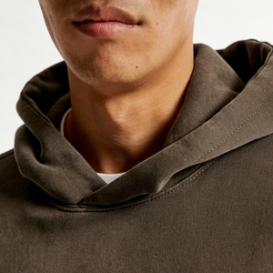 Sweat à capuche unisexe surdimensionné en molleton épais de coton, qualité supérieure, logo personnalisé, streetwear lourd, vente en gros fabricant - Product Image 2