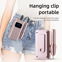 SUNKIN Ponceuse à Ongles Portable Rechargeable Nouvelle Arrivée 45000 tr/min Sans Fil Professionnelle avec Câble USB