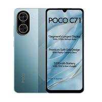 Version Globale POCO C71 Écran LCD 6,88 pouces 120Hz Appareil Photo 32MP Batterie 5200mAh Unisoc T7250 Octa Core 4G Double Charge Sans Fil