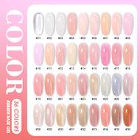 Kit de Uñas Profesional HONEY GIRL, Acabado Mate, 36 Colores, Gel Base de Goma a Base de Agua, Ecológico, Secado Rápido, Vegano, No Tóxico
