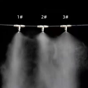 เข็มยิงอัญมณีสีแดงจากดาริงฟิช304สเตนเลสสตีลแรงดันสูงหัวฉีดหมอกลดความชื้นฝุ่น - Product Image 5