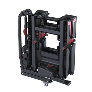 Porte-vélos universel pliable avec système de fixation inclinable pour vélos à pneus larges (2 roues) - Product Image 2
