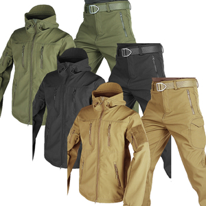 SIVI Soft Shell Training Uniform Waterproof Hunting Thermal Winter Suit Tactical <strong>Men</strong> With Fleece Tactical - Product Image 1