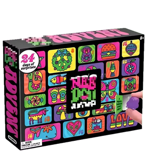 Calendario de Adviento de Juguetes de Goma para Apretar, Caja Sorpresa de 24 Días, Juguete Sensorial Antiestrés para Aliviar el Estrés - Product Image 4