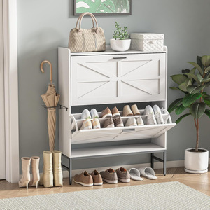 Meuble à chaussures ultra-fin pour l'entrée, avec rangement rotatif, pour le commerce transfrontalier et l'exportation - Product Image 1