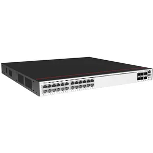 24 Port Gigabit Ethernet POE Switch Hua Wei CloudEngine S5735-S24U4XE-V2 With 10GE SFP Uplink And 12GE Stack Port