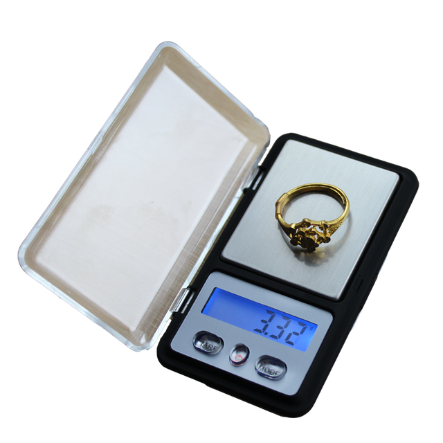 ChangXie Mini Case Type Gold Pocket Scales Weighing Jewelry LCD Display 200*0.01g Accuracy Scale